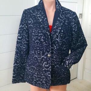 CAbi Wool Navy Blazer